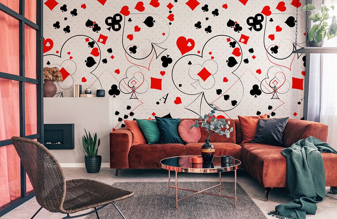 wallpaper in the form of a poker game