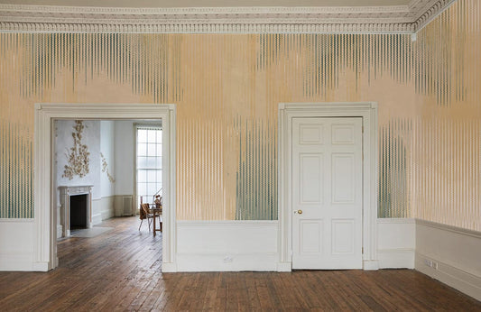 unique stripe pattern wallpaper mural for room