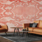 Mural Wallpaper with Red Python Skin Texture for Home Decor