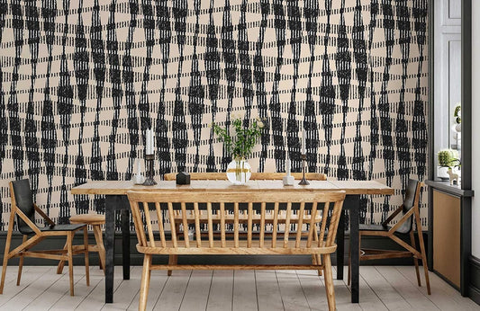 net pattern wallpaper murla for room