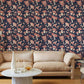 custom Swaying Mushrooms wallpaper mural for living room