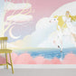 Unicorn Animal Cartoon Wall Mural Paper for Use in Decorating Your Home