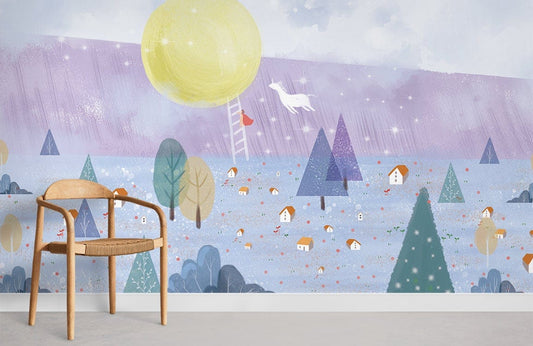 Unicorn Dreamy Land Animal Wall Murals Room