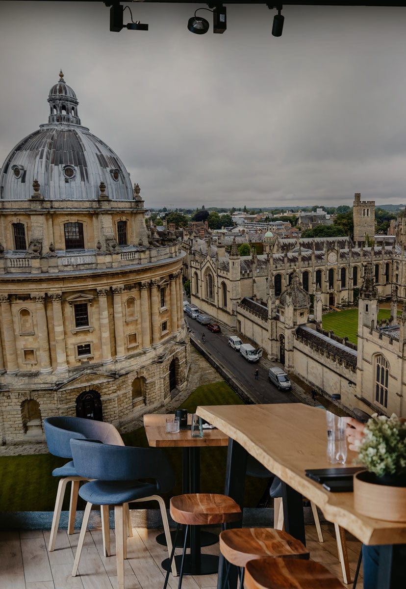 University of Oxford Wallpaper Mural for Use as D��cor in the Dining Room