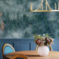 Mural of a Pine Forest, perhaps in the Dining Room