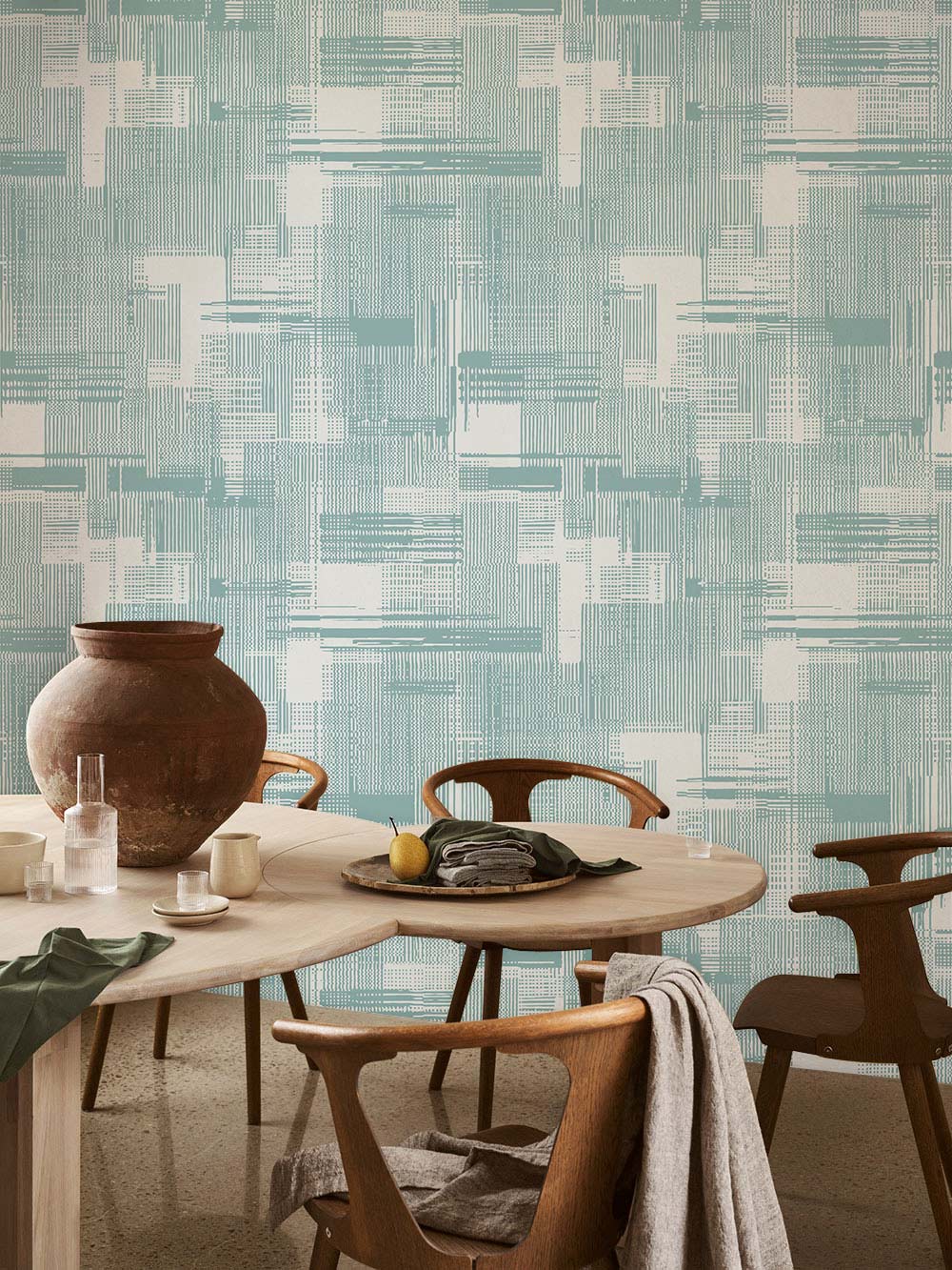 different lines mixed pattern wallpaper mural