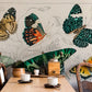 Beautiful Butterflies Pattern Wall Mural Dining Room