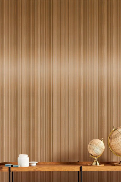 Vertical Brushed Metals Wallpaper Mural for Use in the Decoration of the Hallway