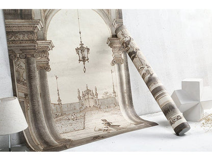 View of Garden wallpaper print
