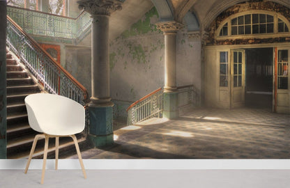 Vintage Elegance Architectural Mural Wallpaper