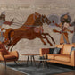 Wall Mural of Training Soldiers for Living Room