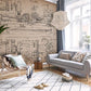 customized wall mural decoration for living room