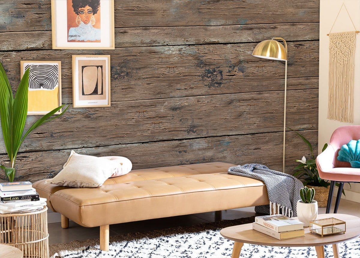 Vintage Wood Wallpaper Mural