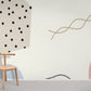 Decorative Wallpaper Mural with Abstract Lines