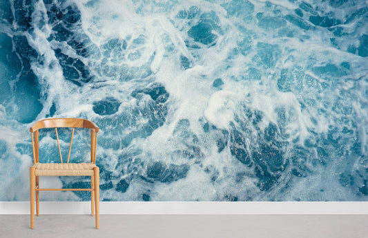 Ocean Froth Wall Mural For Room