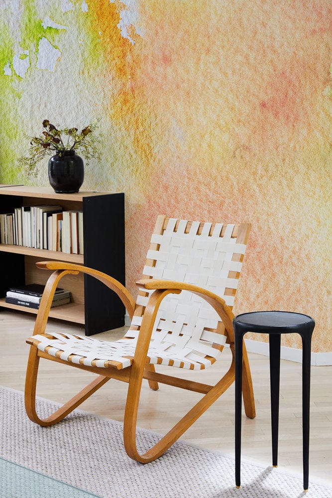 watercolor expansion wallpaper mural living room art design