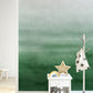 abstract ombre green wallpaper mural playroom design