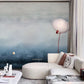 watercolor ink expansion wallpaper mural living room decoration