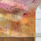 watercolor ombre ink stain wallpaper mural hallway decoration