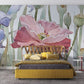 lotus blossom wallpaper mural beroom design