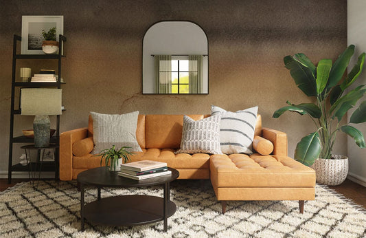 watercolor ombre layer wall mural living room decor