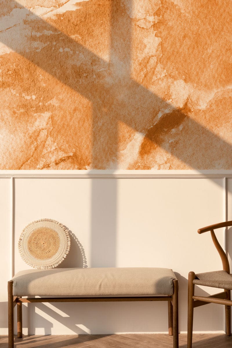 watercolor sand texture wallpaper mural design idea