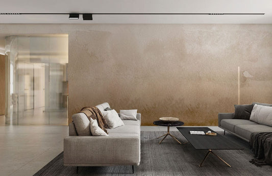 watercolor sandstorm wallpaper mural living room decor