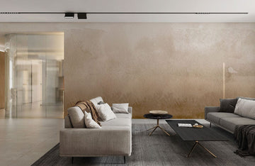 Abstract Watercolor Beige Gold Mural Wallpaper