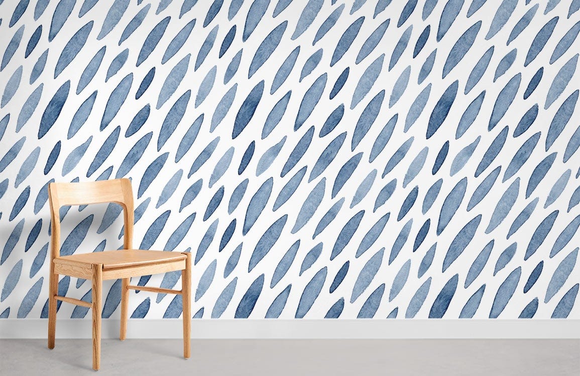 Watercolor Leaf Wallpaper For Room