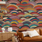 Colorful Abstract Geometric Wallpaper Mural