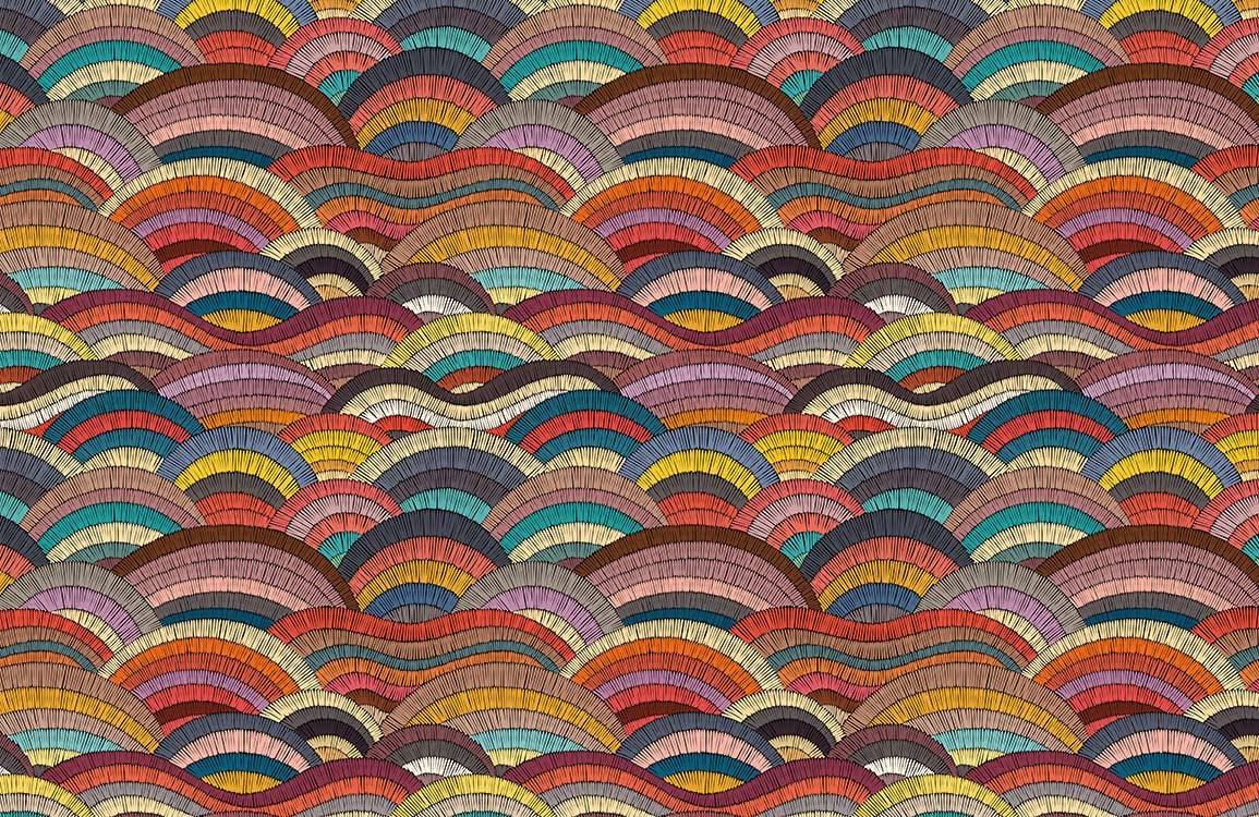 Papier Peint Panoramique Vague Boho