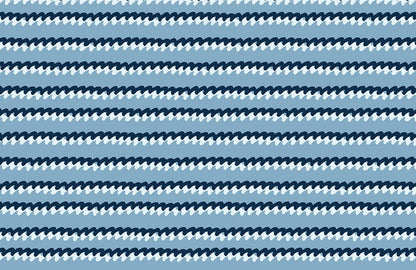 Wallpaper mural with a blue wave pattern, perfect for use as home decor