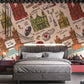 welcome to london wallpaper mural bedroom decoration