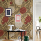 Home and Office Decoration Featuring a White and Red Blossoms Wallpaper Mural