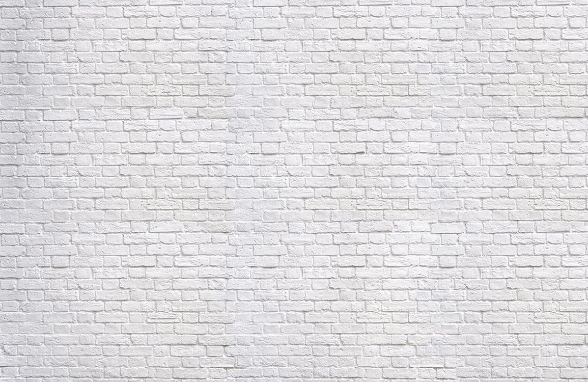 Murale Carta da Parati Textura Mattone Bianco Moderno