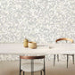 Dining Room White Mosaic Wallpaper Mural