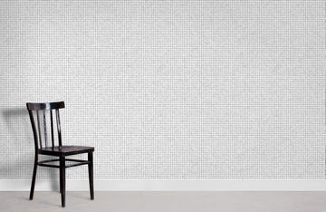 Modern Geometric Grey Mosaic Wallpaper