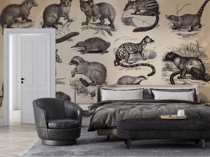 Wild Animals Cool Wall Mural Bedroom