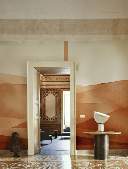 Watercolor Wallpaper Mural of a Wild Desert Scene for the Hallway Decoration
