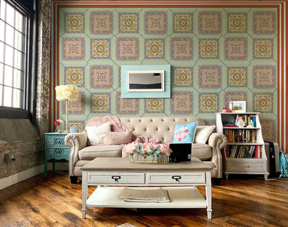 Unique Wired Pattern Customized Wallpaper Mural