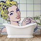 Woman in Bath Wallpaper Mural