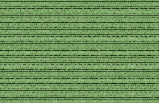 Emerald Green Brick Effect Mural Wallpaper