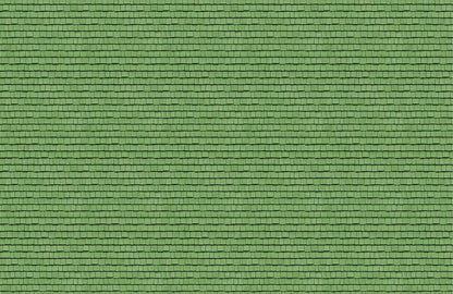 Emerald Green Brick Effect Mural Wallpaper