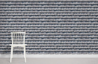 Modern Textured Geometric Gray Mural Wallpaper