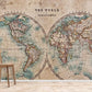 World Hemispheres Wallpaper Mural