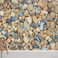 Wallpaper mural for home decoration featuring a yellow gravel industrial pattern.