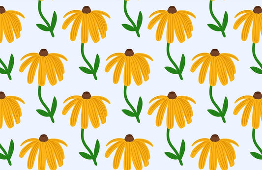 Stunning Yellow Flower Wallpaper Home Decor
