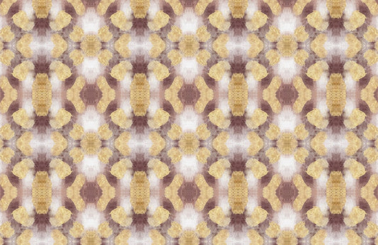 Geometric Abstract Gold Pattern Mural Wallpaper
