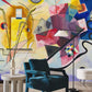 art decor wallpaper mural lounge decor idea