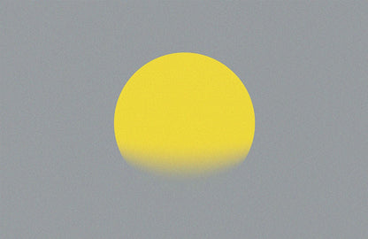Yellow circle pattern Wallpaper mural for wall